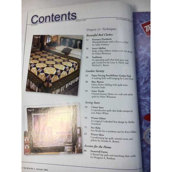 The Quilter Magazine January 2004 Issue - Picture 4 of 7